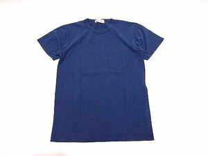 新品■UTICA BODYGARD ボディーガード/INDIGO C/N TEE M■クルーネックTシャツインディゴ染め米綿USコットンアメカジビンテージvelvasheen