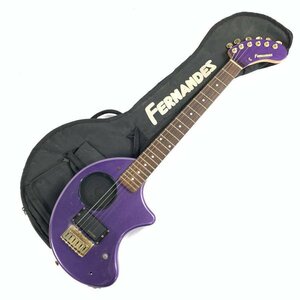 FERNANDES フェルナンデス ZO-3 エレキギター 紫系 ソフトケース付き★簡易検査品