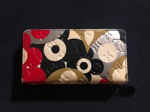 希少 LOUIS VUITTON ルイヴィトン ヴェルニ ラウンドファスナー ジッピーウォレット ロングウォレット 長財布 LV 