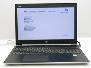 【1円スタート】hp ProBook 450 G5 2ZA82AV Core i5 7200U 2.5Ghz 16GB 15.6インチ OSなし BIOSのみ