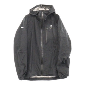 HAGLOFS ホグロフス L.I.M Jacket リムシリーズ フード ジップアップ レイン ジャケット ブラック 604542