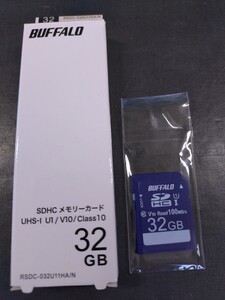 新品　未開封　バッファロー　SDHCメモリーカード　32GB　CLASS10