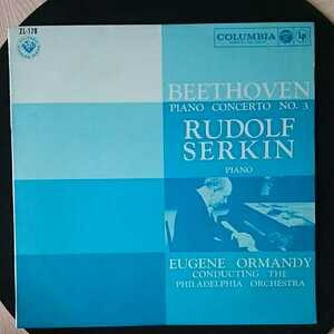 ★10インチレコード ベートーベン ピアノ協奏曲第３番 ハ短調 作品37 ルドルフ・ゼルキン フィラデルフィア管弦楽団
