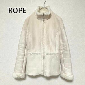 ks41 ロペ ROPEファーコート フェイクファー ふわふわマット シンプル