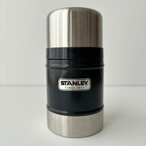 STANLEY スタンレー クラシック 真空フードジャー 旧ロゴ 廃盤品 ネイビー ランチジャー 保温 保冷 ステンレスボトル