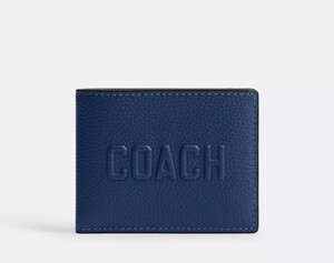 2025ss　【直営】　COACH Slim Billfold Wallet With Coach Graphic 　CZ062　LAから最新本物をお届け!!!