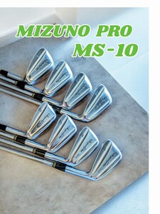 ミズノ・mizuno pro MS-10 3番～9番 P 右用 ユニセックス (Unisex) アイアン 8本セット POWERARC XT flex (A)