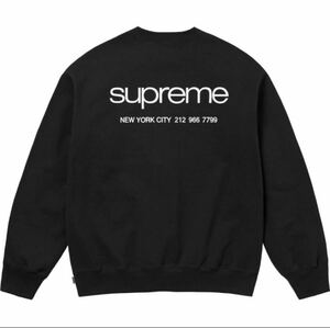 Supreme NYC Crewneck Black XL