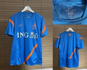 【激安1点のみ 国内正規品】NIKE ナイキ KNVB オランダ サッカー協会 DRI-FIT ドライフィット 長袖 シャツ プラクティスシャツ M サッカー