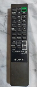 SONY AUDIO SYSTEM リモコン RM-S535