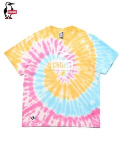 CHUMS Booby Face T-Shirt Tie-Dye SPR チャムス ブービーフェイス Tシャツ（メンズ）タイダイ スプラッシュ CH01-2278／XXL／2XL