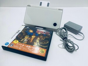 美品/動作品 任天堂 Nintendo ニンテンドー DSiLL 本体UTL-001ナチュラルホワイト, レトロゲーム / ゲームソフ 充電器 希少品(L-42)