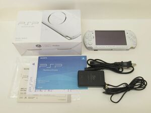 1F-A6 本体美品 PSP-3000 ホワイト 元箱・取説付属 動作確認済