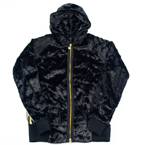 国内正規品 新品未使用 【定価 31500円】 アディダス オリジナルス フェイク ファー パーカー ADIDAS ORIGINALS FAKE FUR HOODED JACKET M