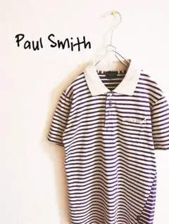 D220328 Paul Smith JEANS ボーダー 半袖ポロシャツ