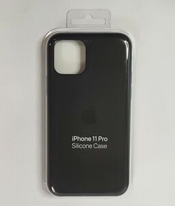 送料無料◆Apple 純正 iPhone 11 Pro シリコーンケース ブラック MWYN2FE/A（アップル Silicone Case シリコン カバー）