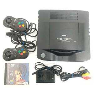 ○666 動作確認済み NEOGEO-CD 一式セット 本体・コントローラー×2・アダプター・ケーブル・ソフト（真サムライスピリッツ） CD-T01