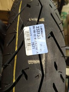 【処分特価!送料・税込/新品・未使用バイクタイヤ】DUNLOP 90/90-12 44J K378 フロント TL