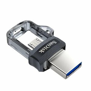 新品 SanDisk Ultra Dual Drive M3.0 USBメモリー 256GB microUSB/USB3.0兼用 150MB/s SDDD3-256G-G46