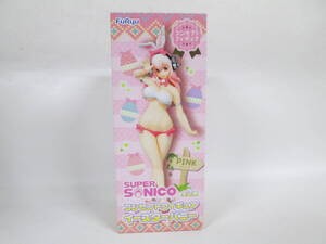 【1030h Y13748】 すーぱーそに子 SUPER SONICO コンセプトフィギュア イースターバニー ピンク FuRyu フリュー プライズ フィギュア 箱入