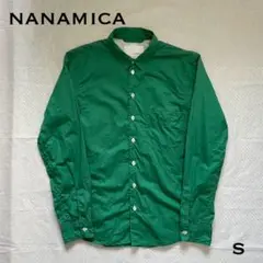 nanamica ドレスシャツ 混紡 S