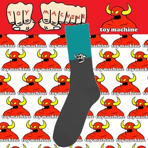 【 TOYMACHINE 】DEAD MONSTER SPLIT SOCK トイマシーン ソックス 靴下 TEAL