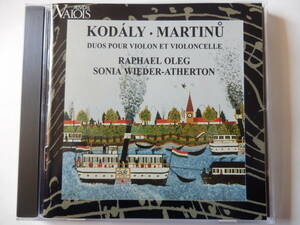 CD/ラファエル.オレグ: ヴァイオリン/ソニア.ヴィーダー=アサートン: チェロ/Kodaly:Violin & Cello- Raphael Oleg- Sonia Wieder-Atherton