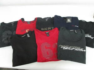 【1119h F14068】 DKNY ダナキャランニューヨーク 長袖 Tシャツ 8枚セット サイズM(4枚)/L(3枚)/XL(1枚) レディース? タグ付き含む 