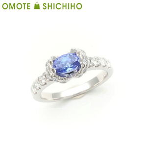 【セール!】 PT900 タンザナイト ダイヤモンド リング 13号 Z:0.50ct D:0.55ct プラチナ #13 指輪 仕上済 美品◆中古品(新品仕上済)