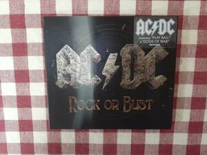 AC/DC「ROCK OR BUST」輸入盤。限定３Dアートデジパック仕様ジャッケト。新品同様。