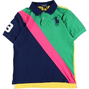 古着 ラルフローレン Ralph Lauren POLO RALPH LAUREN 半袖 ポロシャツ レディースXL /eaa346574 【SS2409_30%】