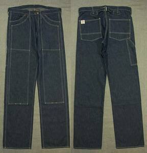 SIZE 34 フルカウント 1937 ダブルニーペインターパンツ 10.5oz