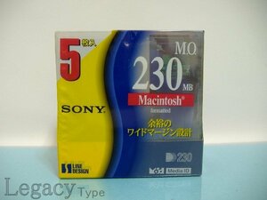 【SONY ソニー 5EDM-230CMF MOディスク 230MB Macフォーマット 5枚】