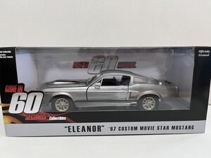 GREENLIGHT 1/24 ELEANOR 67 mustang 60セカンズ ford shelby マスタング ミニカー GT500 エレノア シェルビー