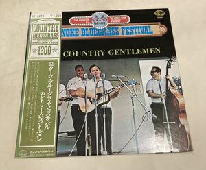 【当時物】レコード　ROANOKE BLUEGRASS FESTIVAL COUNTRY GENTLEMEN ロアノーク　ブルーグラス　フェスティバル