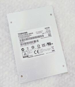 【中古パーツ】2.5 SATA SSD 60GB 1台 正常 TOSHIBA THNSNJ060GCSU ■SSD2066