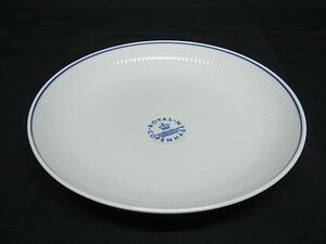 ■美品■ ROYAL COPENHAGEN ロイヤル コペンハーゲン お皿 プレート 食器 テーブルウェア ホワイト系×ブルー系 DG4436