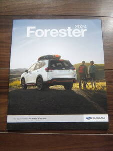 ◆新品U.S.限定スバル【Forester】北米版輸入 2024カタログ１冊限定◆送料230円～