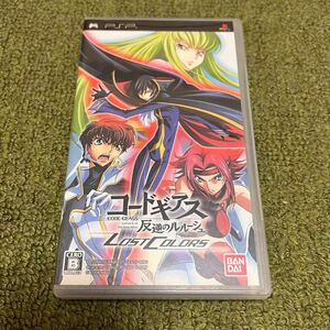 PSP コードギアス 反逆のルルーシュ LOST COLORS Code Geass Hangyaku no Lelouch PlayStation Portable 中古品