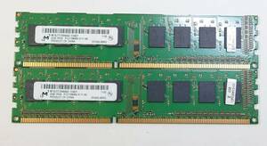 KN608 Micron PC3-10600U-9-11-A0 2GB 2枚