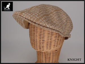 送料無料 KANGOL 総柄ハンチング・57cm★カンゴール/帽子/メンズ/24*6*3-1