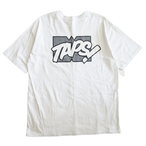 22aw SPOT ダブルタップス WTAPS TOON! TEE Tシャツ ロゴ プリント 半袖 クルーネック カットソー 04 白 ホワイト/メンズ