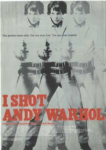 ★【古い映画のチラシ】I SHOT ANDY WARHOL/アイ・ショット・アンディー・ウォーホル/映画グッズ/現状渡し