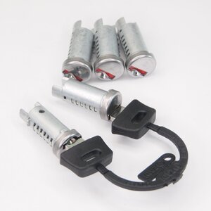 Lock cylinder set Vespa PX EFL PK S-XL T5 Cosa Piaggio ベスパ キー ロック 鍵 カギ 5個 PK50XL PK125 P200E PX200FL PX125FL PX200E