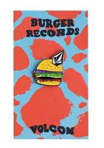 ★新品 VOLCOM ボルコム Burger x VLCM Enamel Pin ピンバッジ