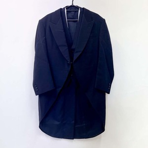 メンズ　モーニング　中古　ジャケット・ベストのみ　2点セット　ブラック　BE3サイズ　結婚式　撮影衣装　MensSuits038