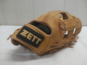 レターパックP／ZETT ゼット グローブ【 PROSTATUS 】中古品 右利き用 ジュニア 子供用 軟式