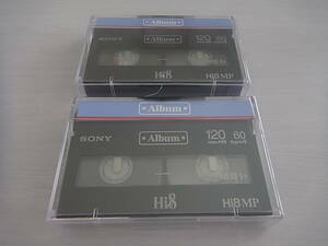 未開封 未使用 Hi8 MP × 2本 SONY ビデオ カセット テープ 8㎜ Album ソニー (現状渡し品)