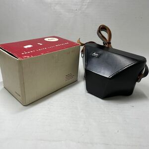 現状品/返品不可 Leica カメラケース 黒 ブラック 箱付き #j01940 j11