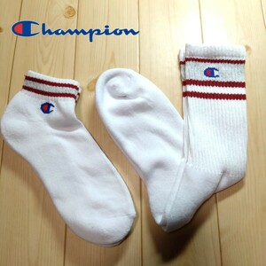 Champion チャンピオン　靴下　ソックス　２足　赤